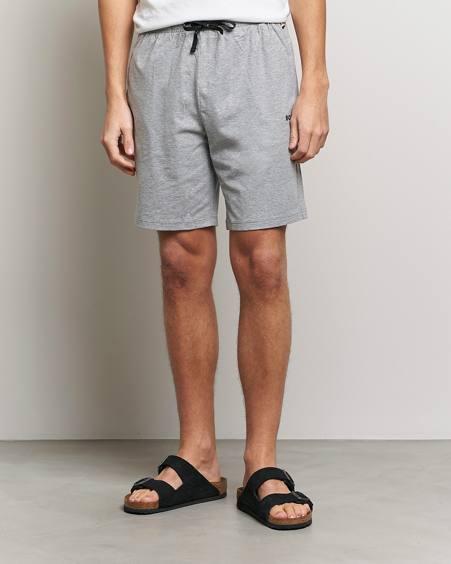 Uomini | Pantaloncini | BOSS BLACK | Mix & Match Sweatshorts Medium Grey