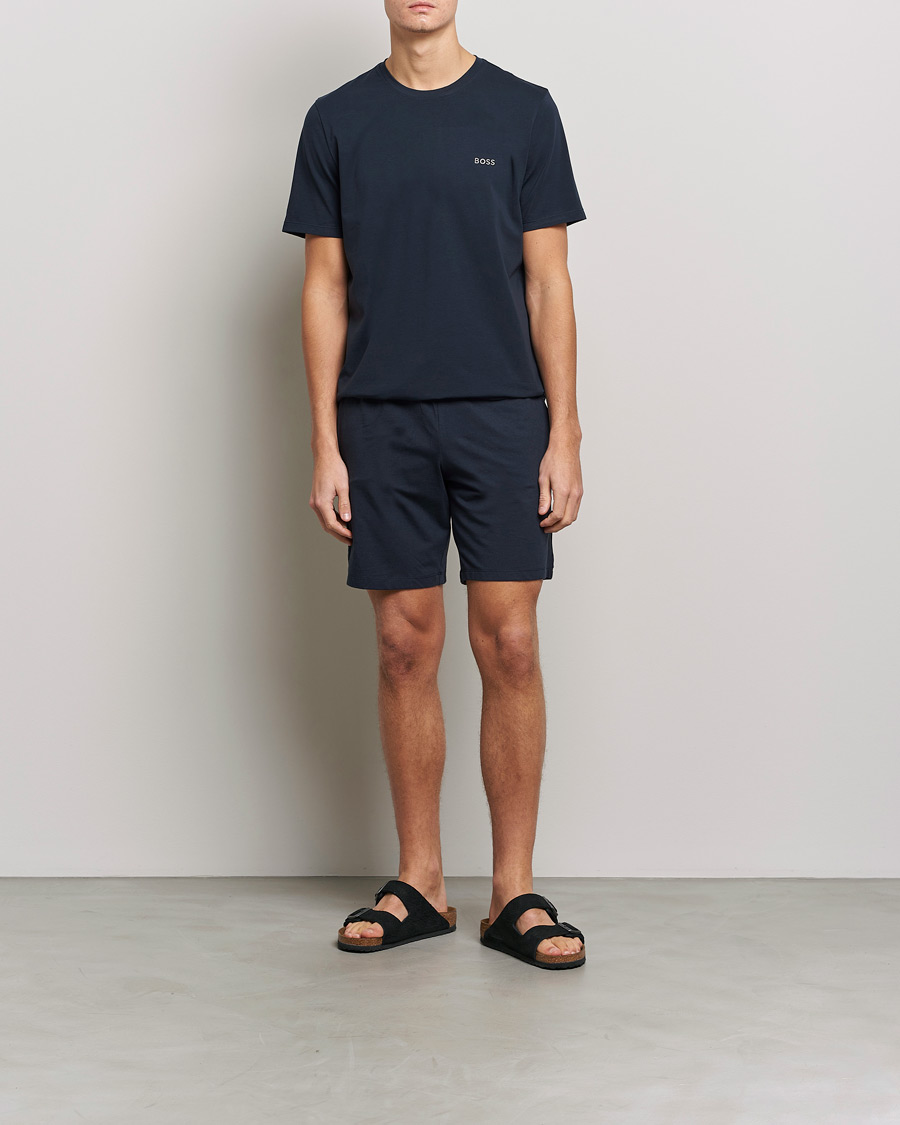Uomini | Pantaloncini | BOSS BLACK | Mix & Match Sweatshorts Dark Blue