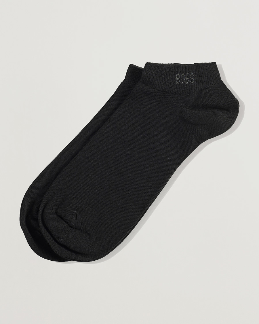 Uomini | Biancheria intima | BOSS BLACK | 2-Pack Sneaker Socks Black
