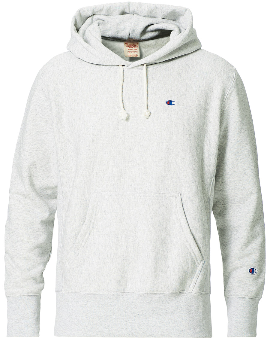 Uomini | Maglieria | Champion | Reverse Weave Soft Fleece Hood Gray Melange
