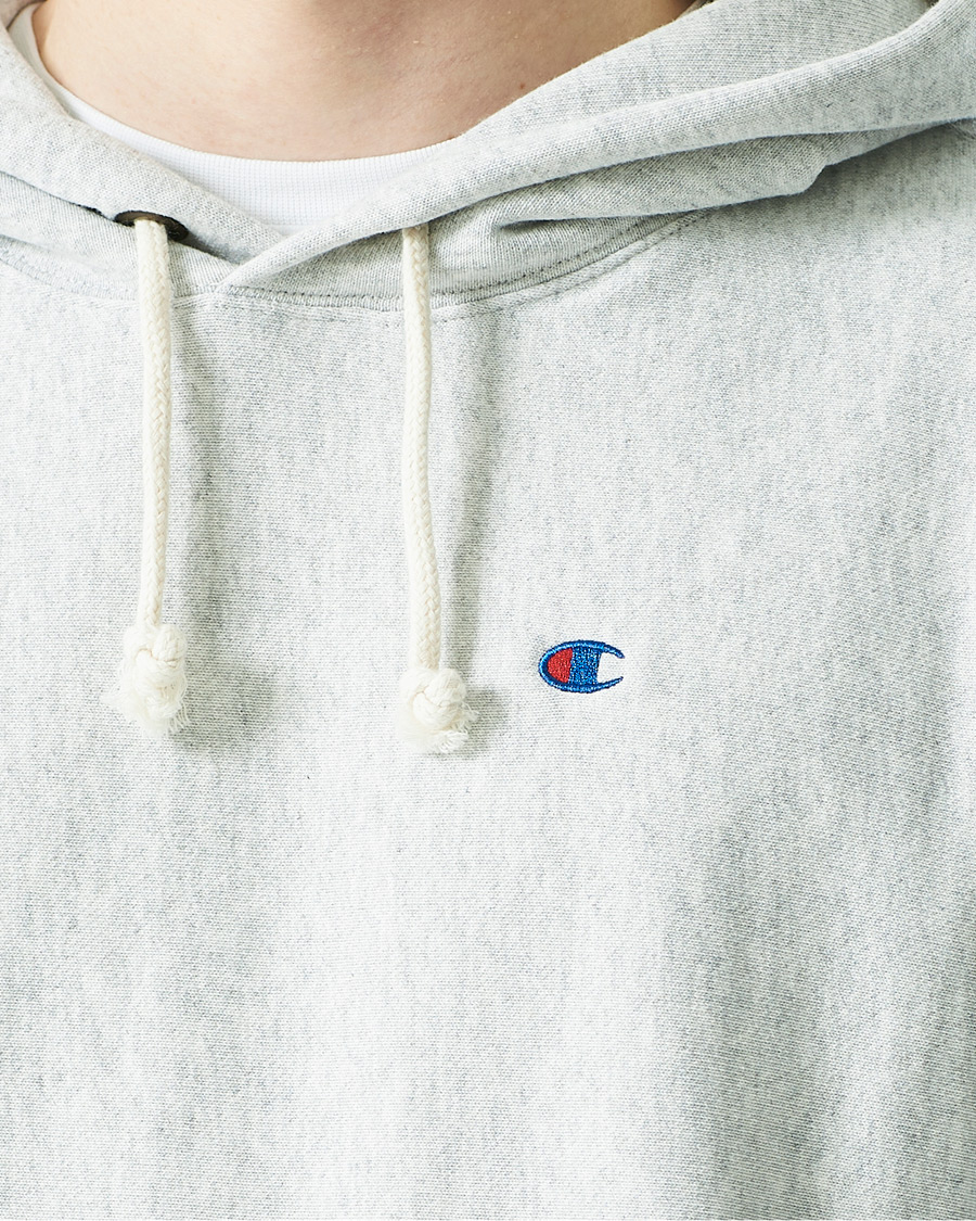Uomini | Maglieria | Champion | Reverse Weave Soft Fleece Hood Gray Melange