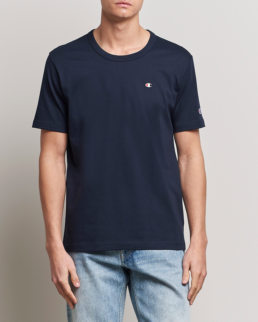 Uomini | T-shirt | Champion | Athletic Jersey Tee Sky Captain