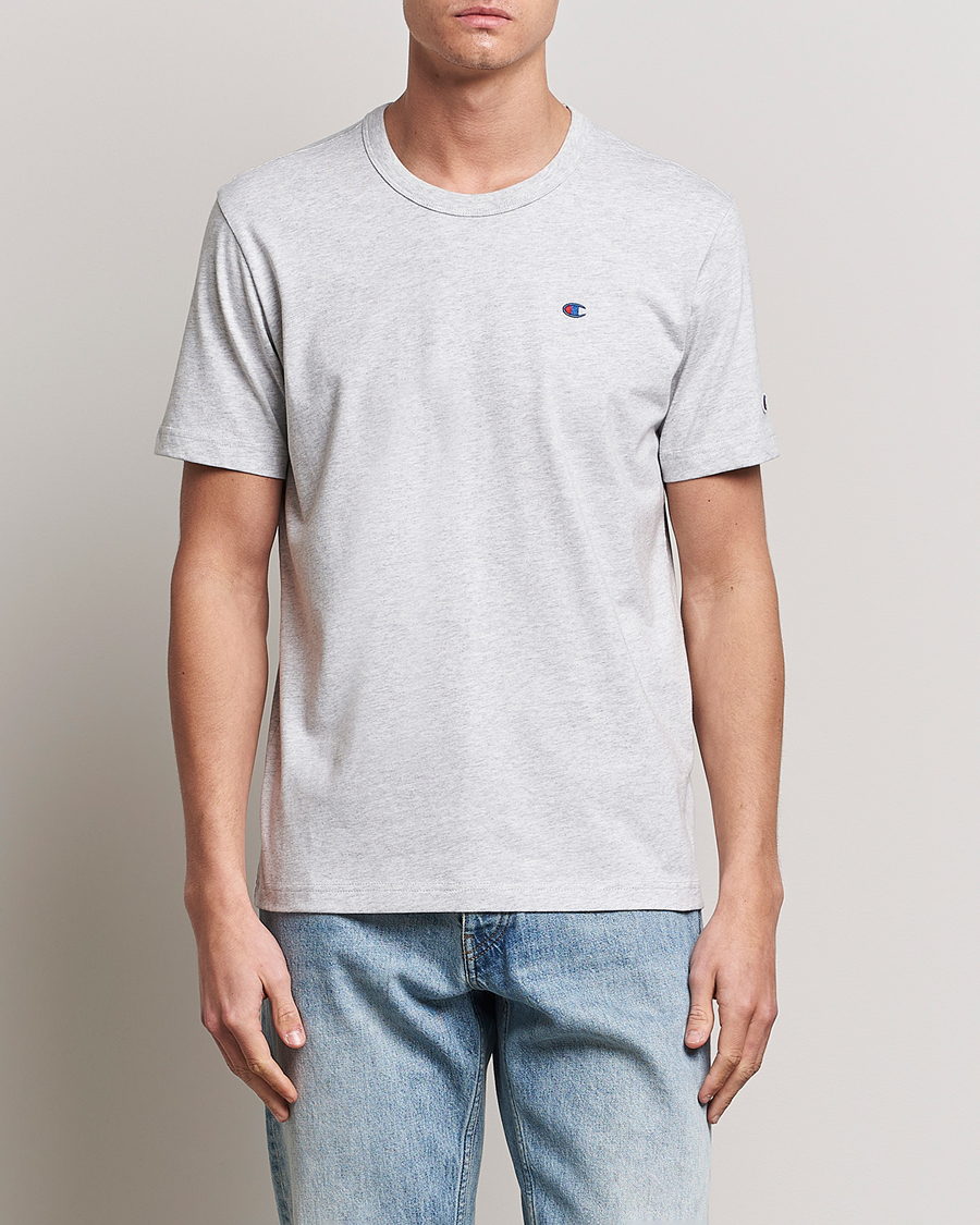 Uomini | T-shirt | Champion | Athletic Jersey Tee Grey Melange