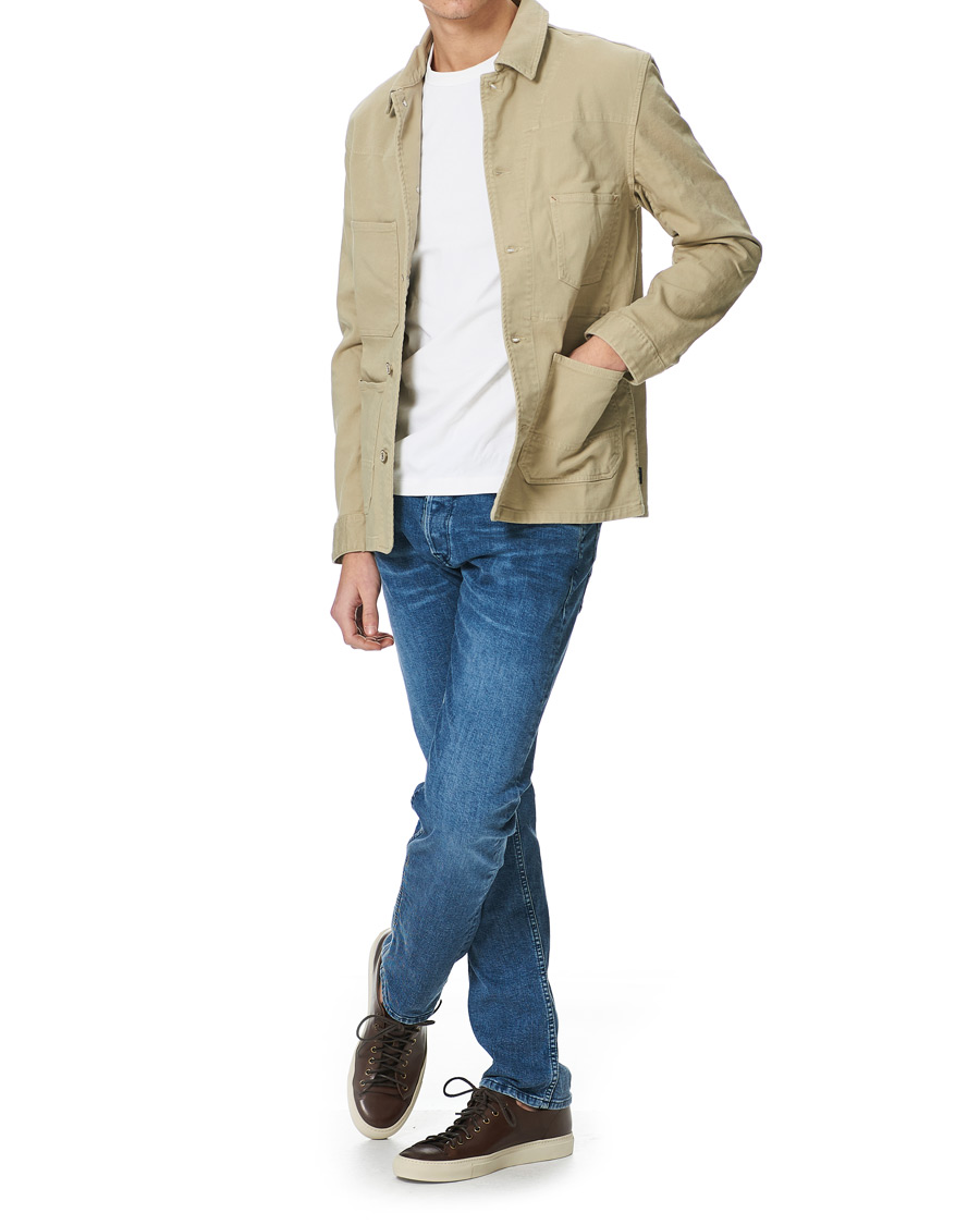 Uomini | Jeans | Replay | Grover Straight Fit Clouds Jeans Medium Blue