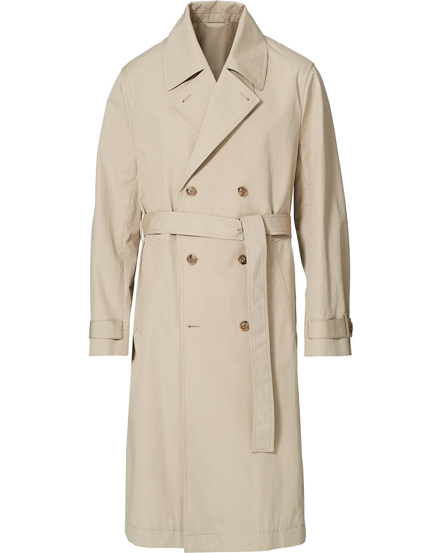 Uomini | Giacche | Filippa K | Bristol Trench Coat Grey Beige