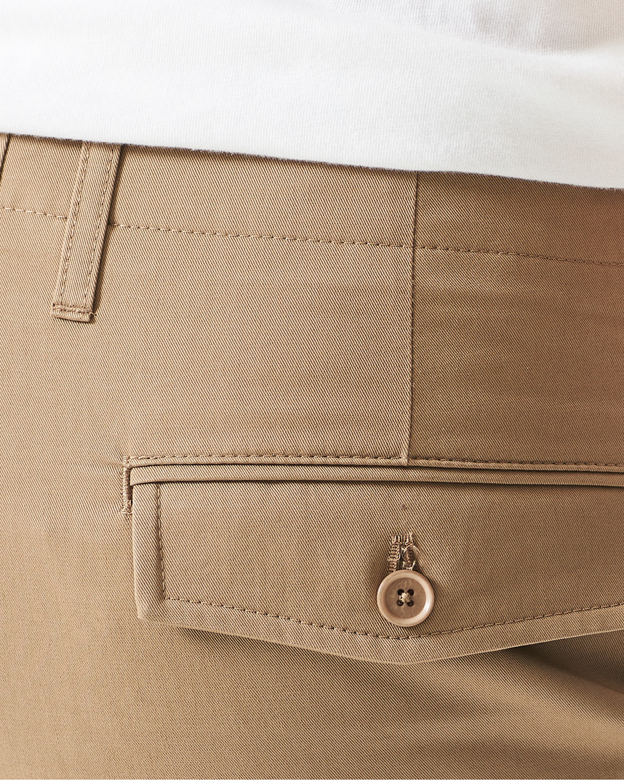 Uomini | Pantaloni | Filippa K | Flynn Cotton Chino Dark Khaki