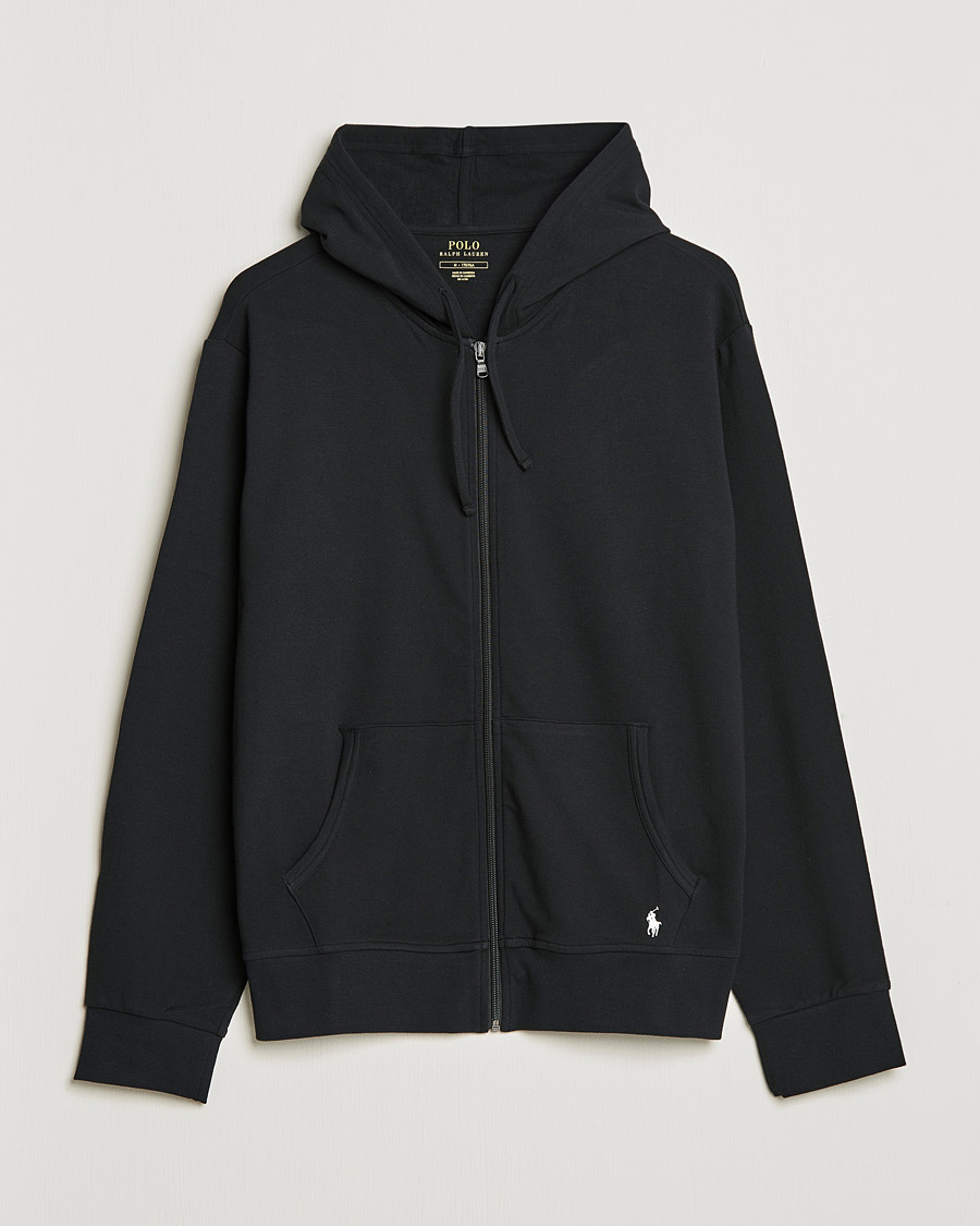 Uomini | Maglieria | Polo Ralph Lauren | Cotton Jersey Long Sleeve Hoodie Black