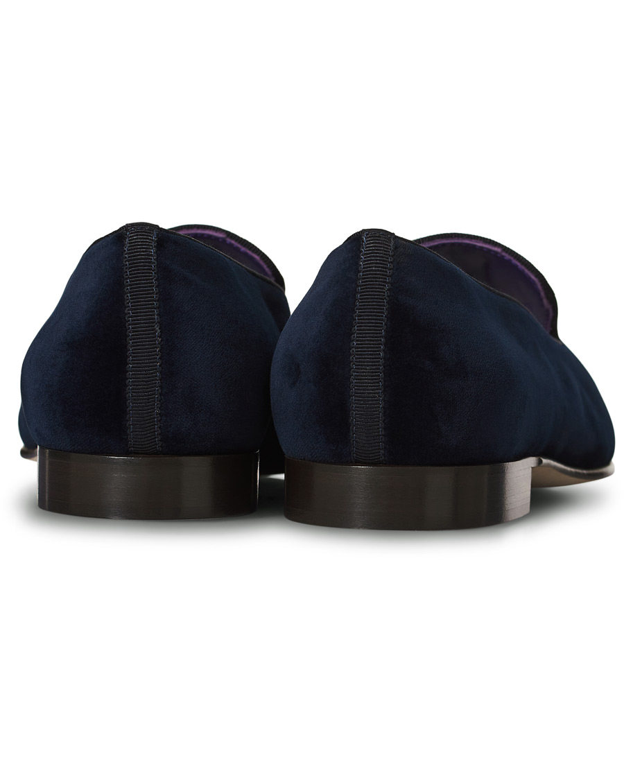 Uomini | Ralph Lauren Purple Label Alonso Palm Crest Slippers Navy | Ralph Lauren Purple Label | Alonso Palm Crest Slippers Navy