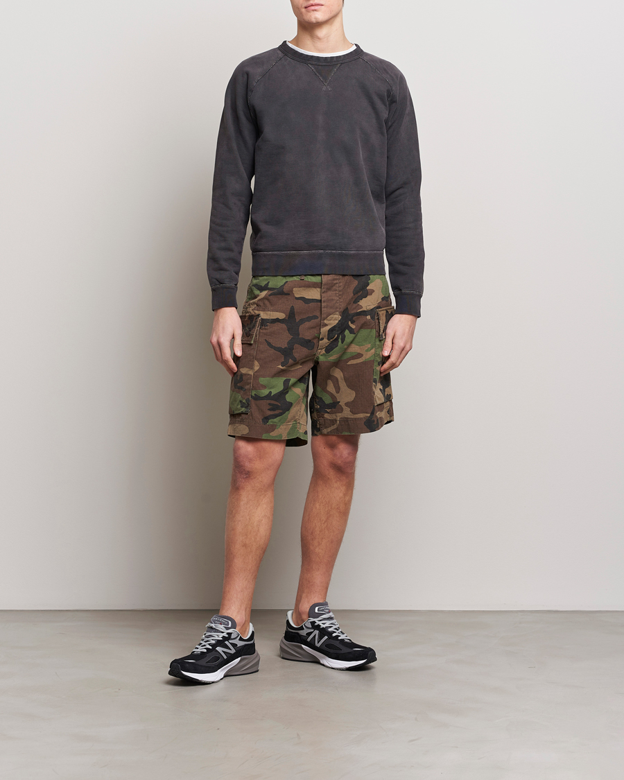 Uomini | Pantaloncini | RRL | Regiment Cargo Shorts Woodland Camo