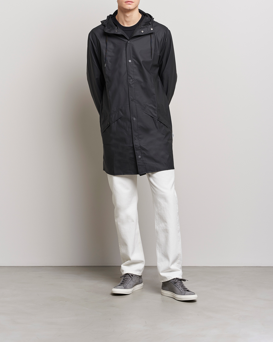 Uomini | Giacche | RAINS | Long Jacket Black