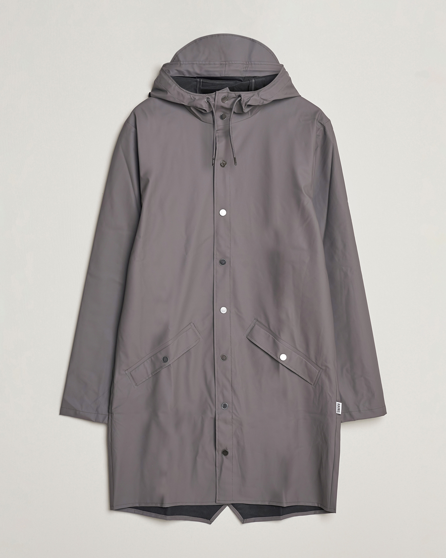 Uomini | Giacche | RAINS | Long Jacket Grey