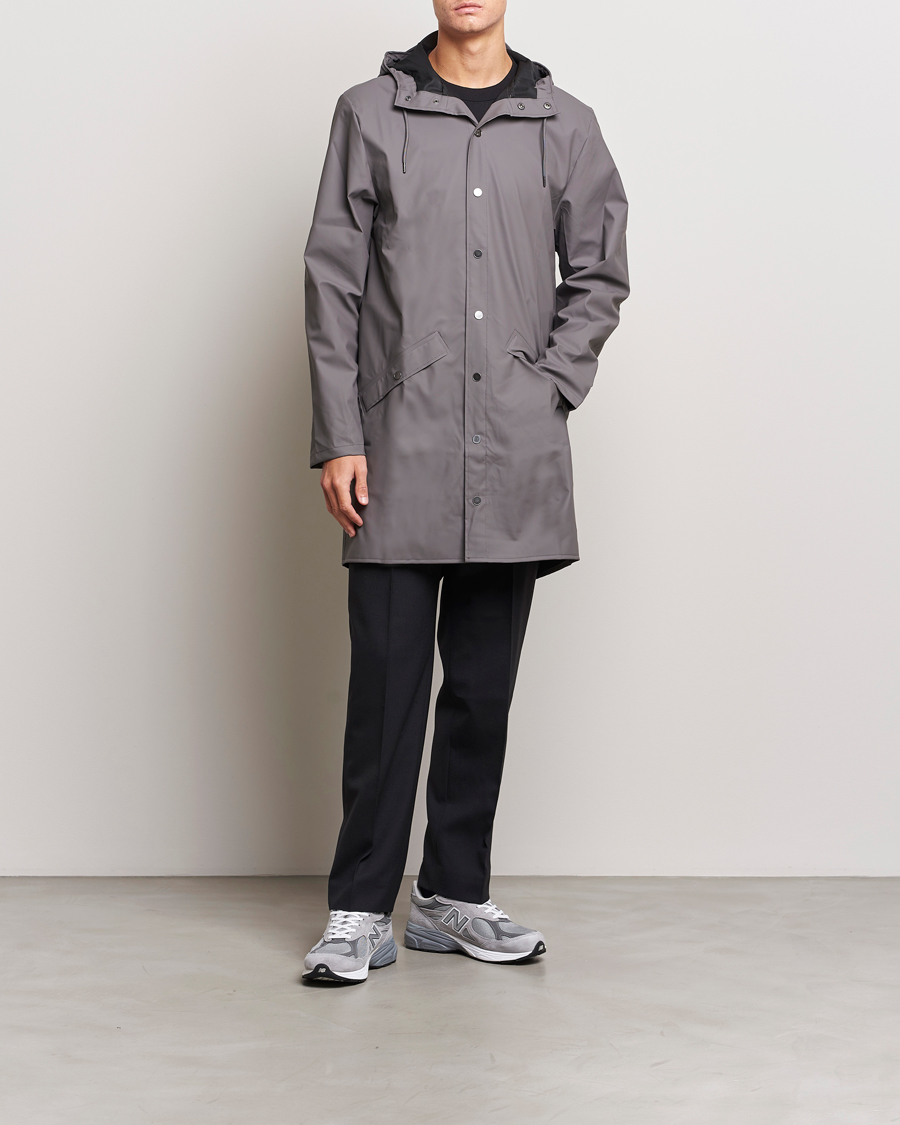 Uomini | Giacche | RAINS | Long Jacket Grey