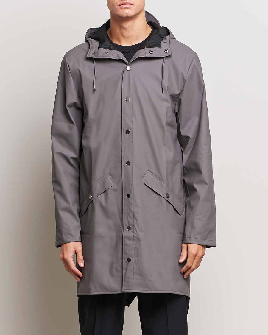 Uomini | Giacche | RAINS | Long Jacket Grey