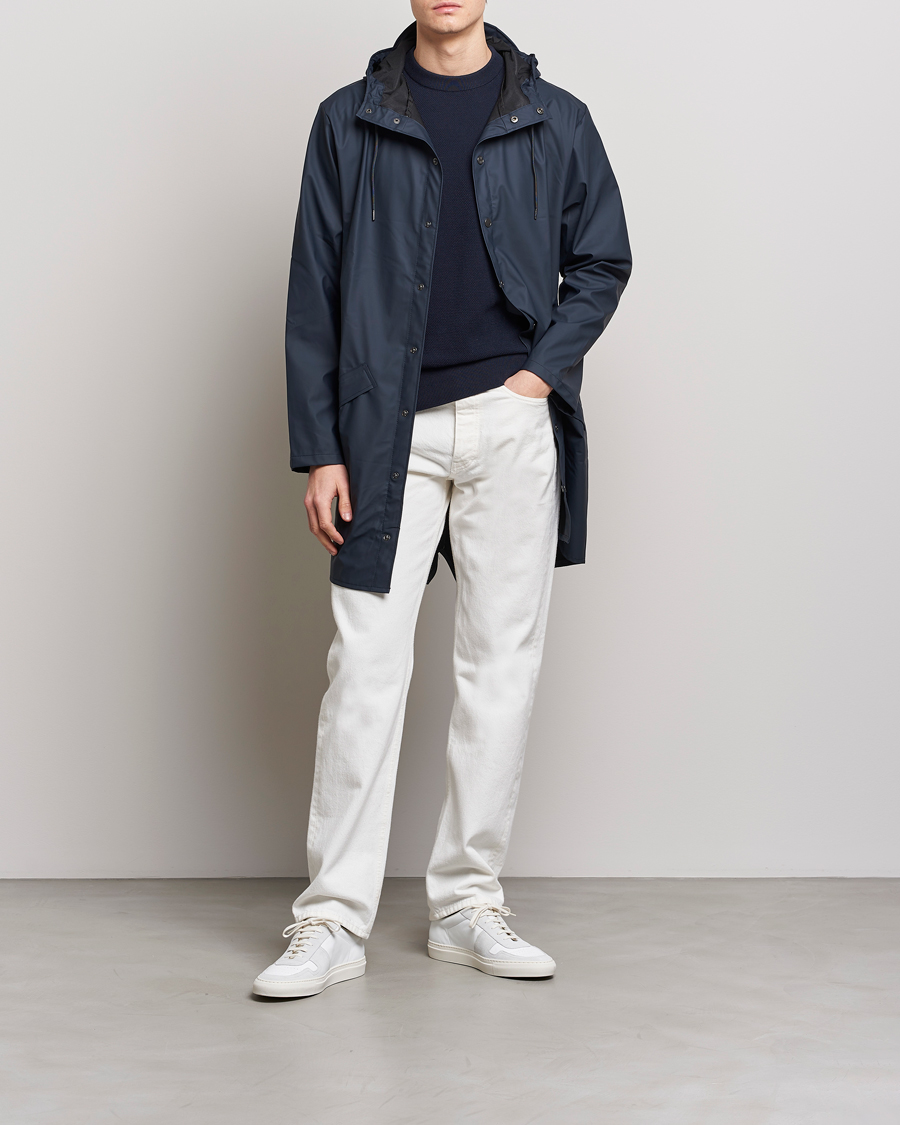 Uomini | Giacche | RAINS | Long Jacket Navy