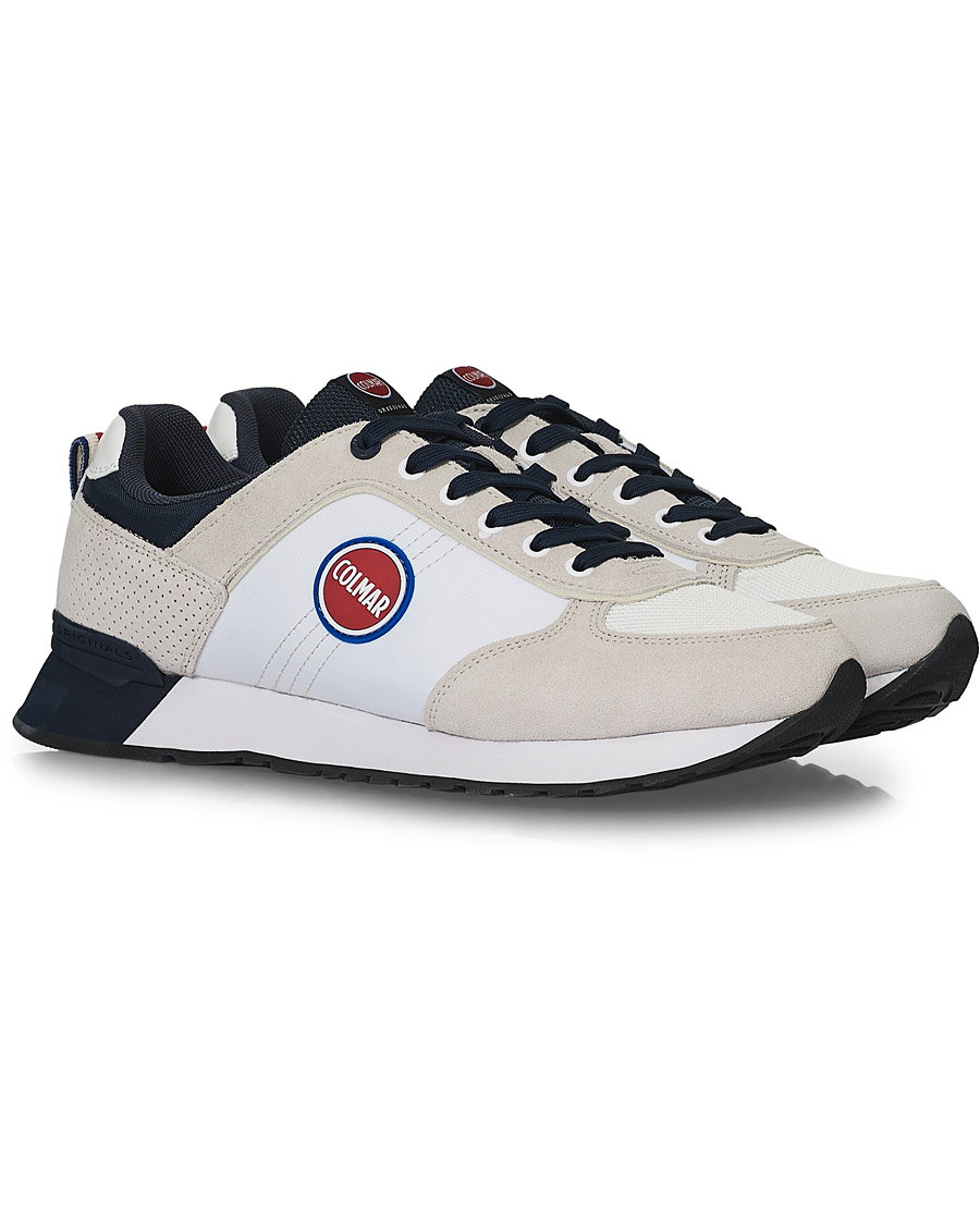 Uomini | Colmar Travis Authentic Sneakers White | Colmar | Travis Authentic Sneakers White