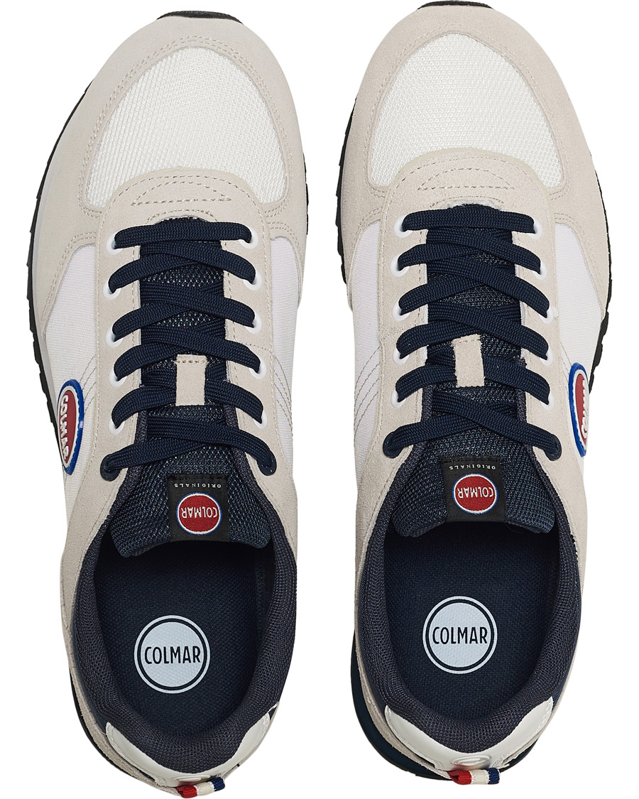 Uomini | Colmar Travis Authentic Sneakers White | Colmar | Travis Authentic Sneakers White