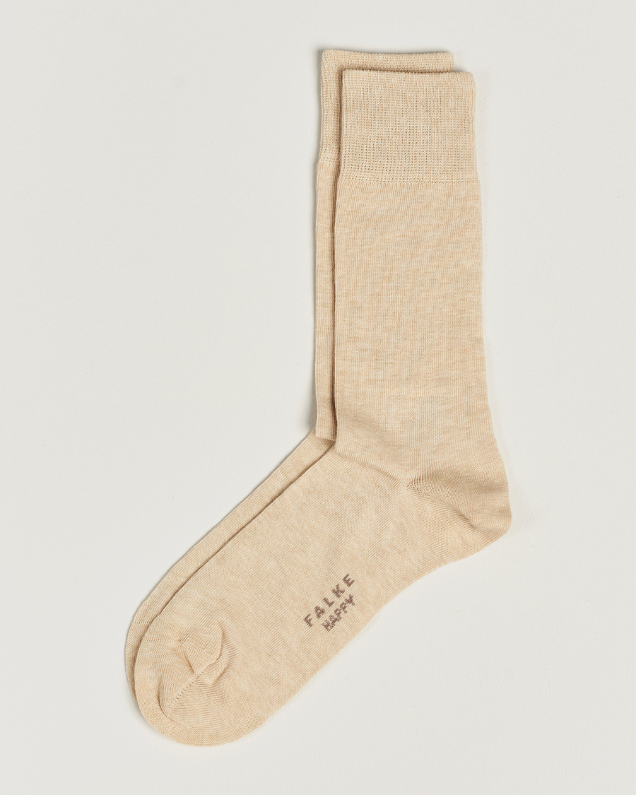 Uomini | Biancheria intima | Falke | Happy 2-Pack Cotton Socks Sand