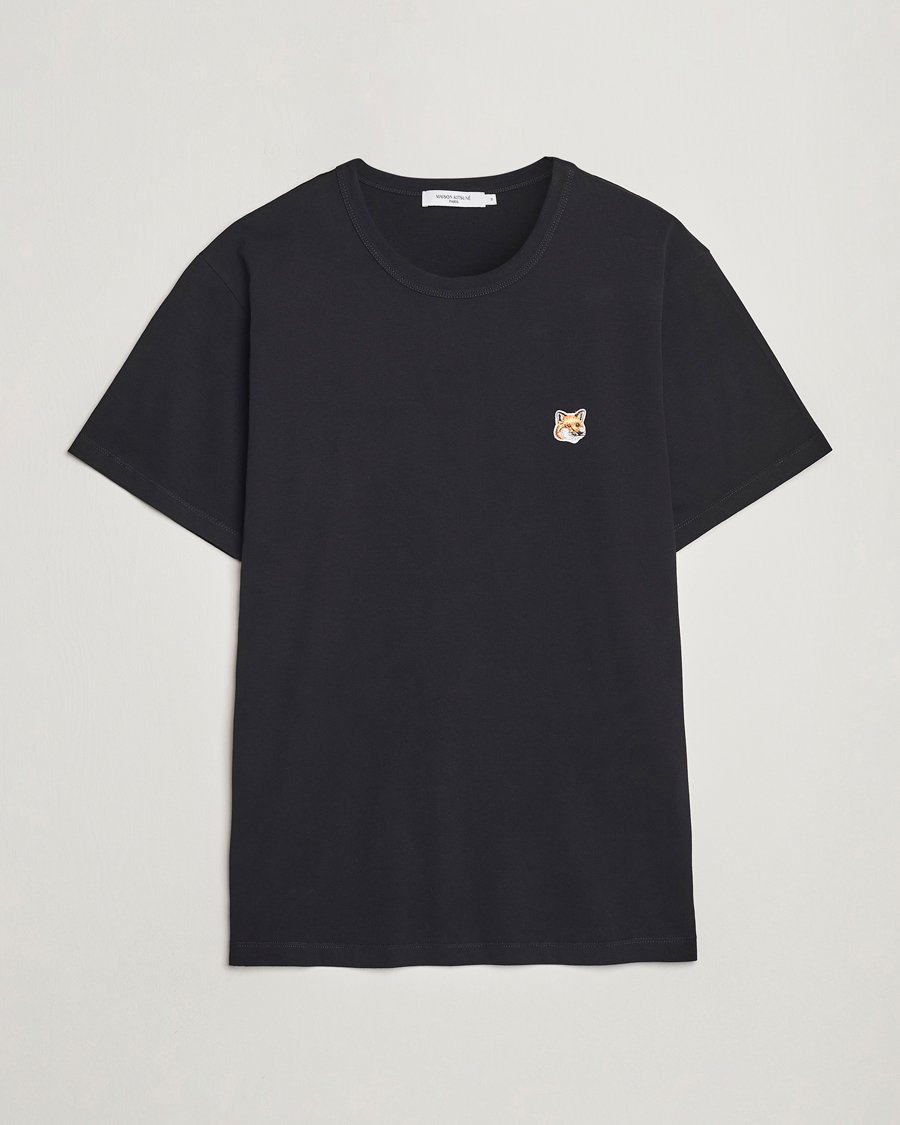 Uomini | T-shirt | Maison Kitsuné | Fox Head T-Shirt Black