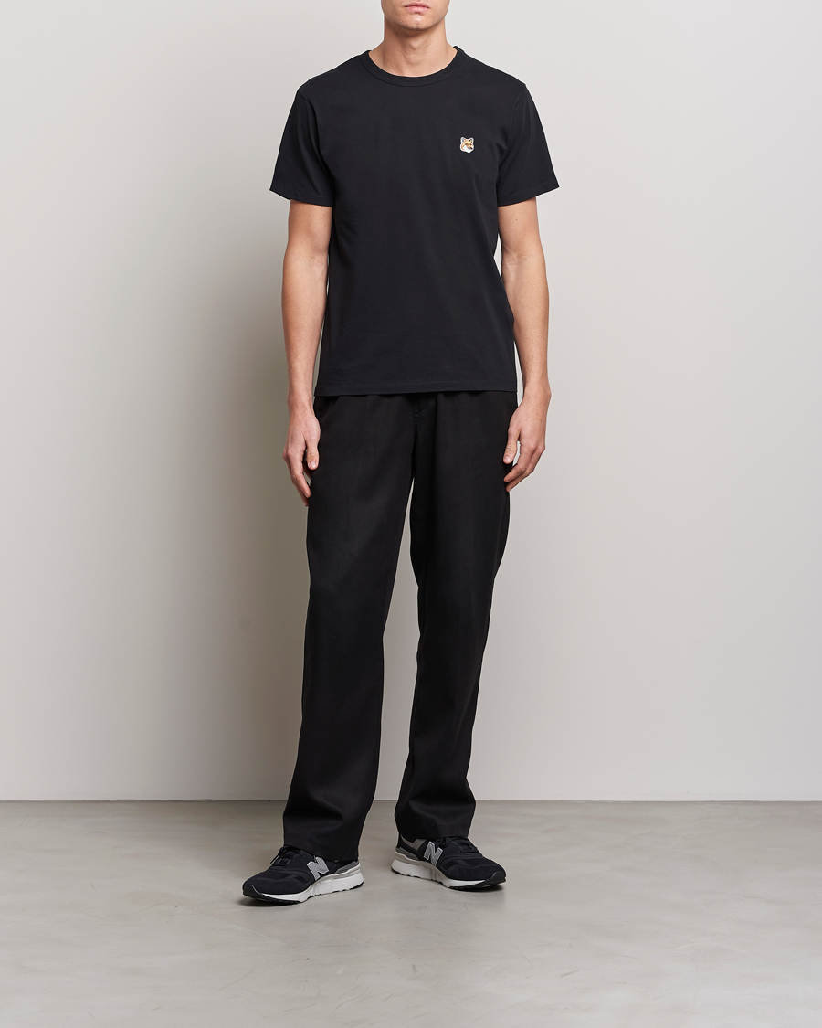 Uomini | T-shirt | Maison Kitsuné | Fox Head T-Shirt Black