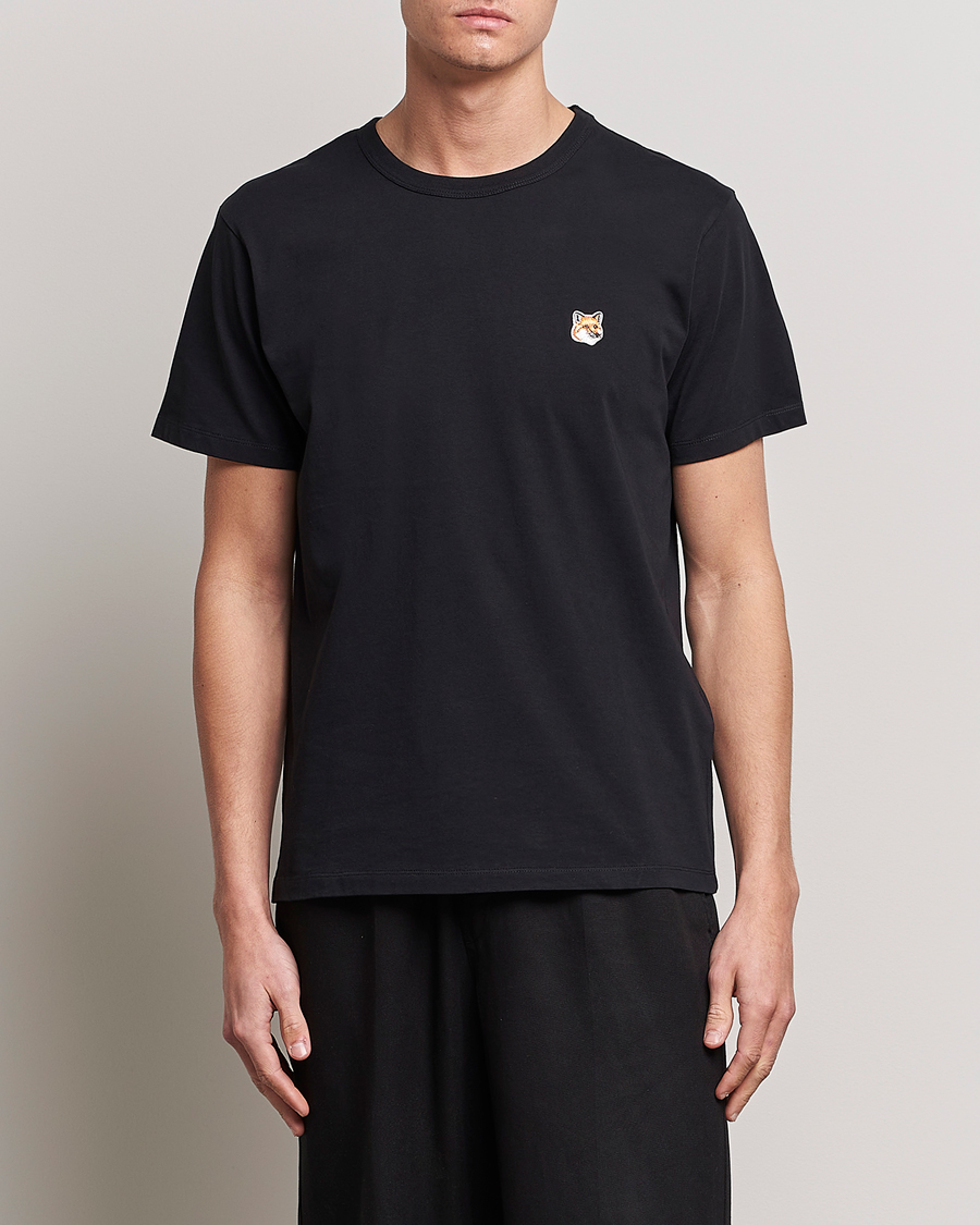 Uomini | T-shirt | Maison Kitsuné | Fox Head T-Shirt Black