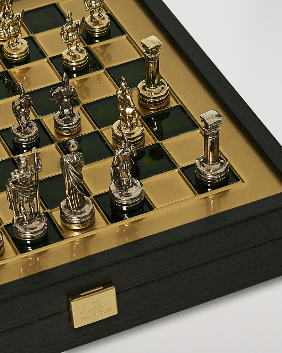 Uomini | Giochi | Manopoulos | Greek Roman Period Chess Set Green
