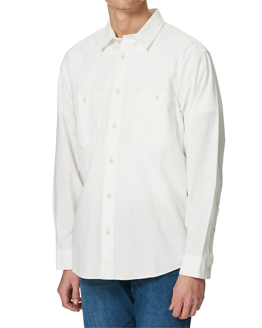 Uomini | Camicie | Filson | Chambray CPO Shirt White