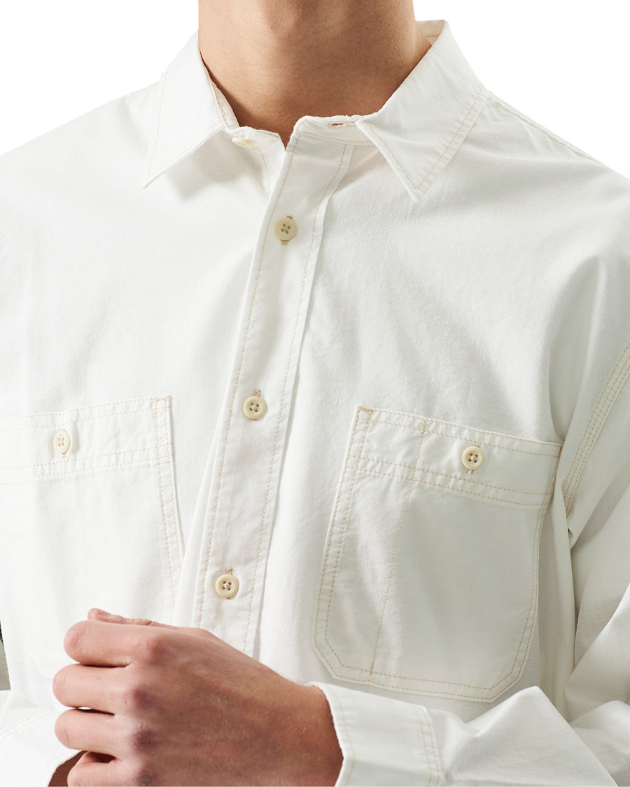 Uomini | Camicie | Filson | Chambray CPO Shirt White