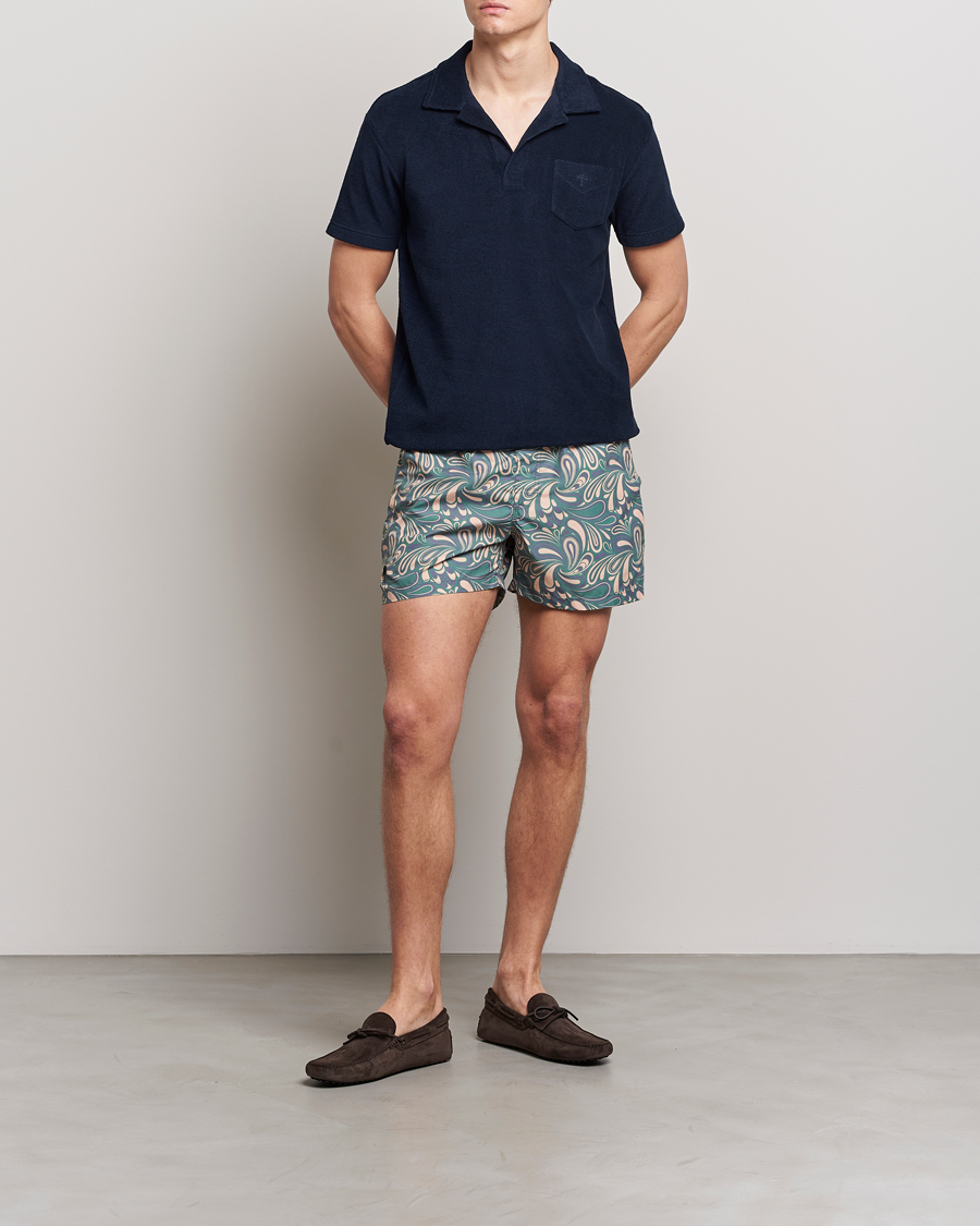 Uomini | Costumi da bagno | OAS | Printed Swimshorts Woodstock