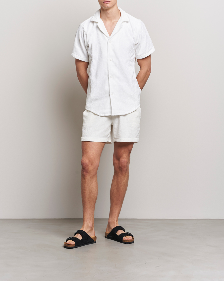 Uomini | Pantaloncini | OAS | Terry Shorts White