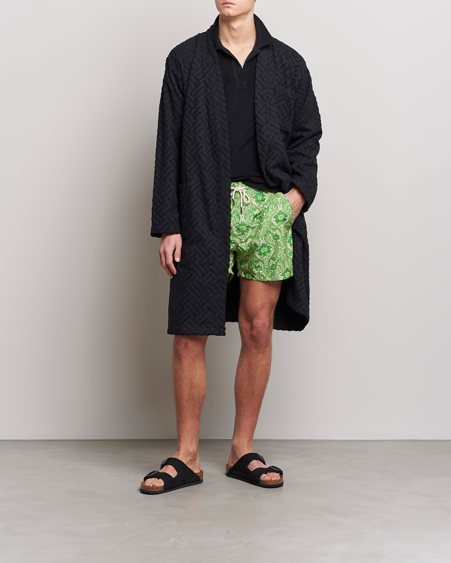 Uomini | Accappatoi & Pigiami | OAS | Terry Robe Black Crossroad