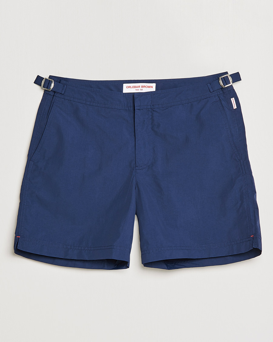 Uomini | Costumi da bagno | Orlebar Brown | Bulldog II Medium Length Swim Shorts Navy