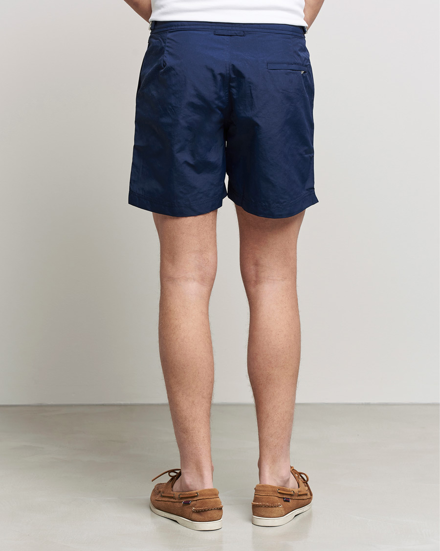 Uomini | Costumi da bagno | Orlebar Brown | Bulldog II Medium Length Swim Shorts Navy