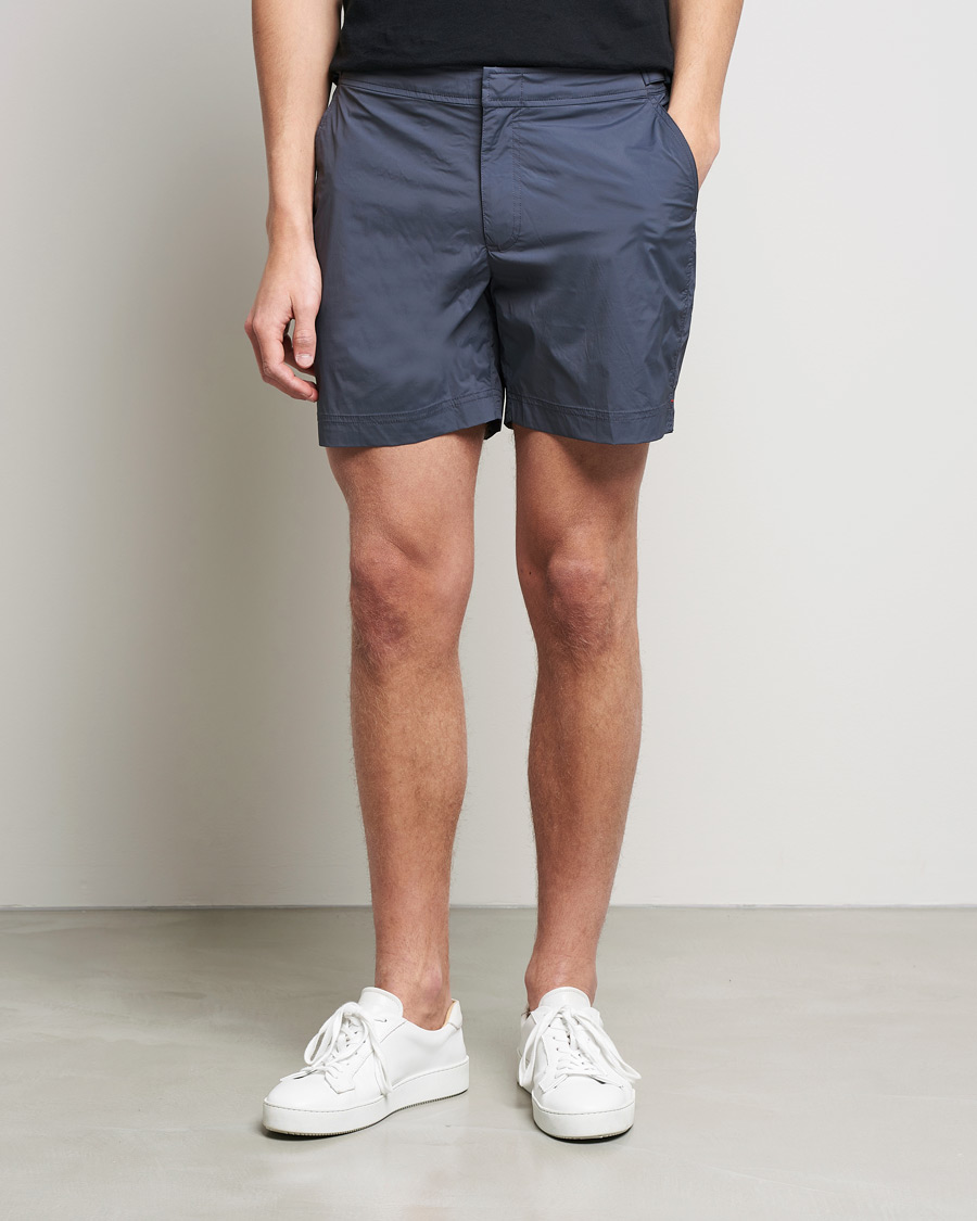 Uomini | Orlebar Brown Bulldog Sport Swim Shorts Ebony | Orlebar Brown | Bulldog Sport Swim Shorts Ebony