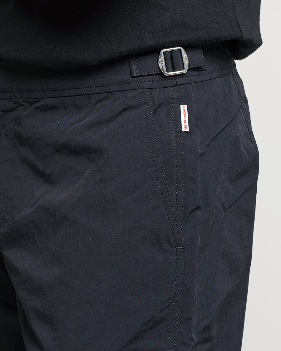 Uomini | Costumi da bagno | Orlebar Brown | Dane III Long Leg Swim Shorts Black