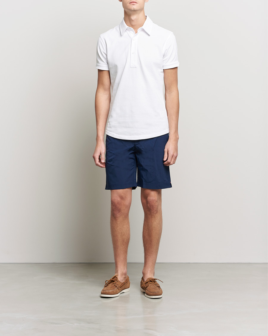 Uomini | Costumi da bagno | Orlebar Brown | Dane III Long Leg Swim Shorts Navy