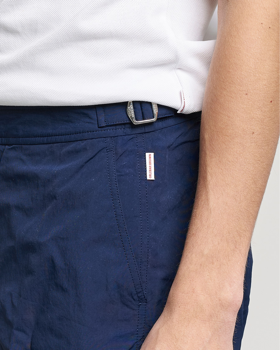 Uomini | Costumi da bagno | Orlebar Brown | Dane III Long Leg Swim Shorts Navy
