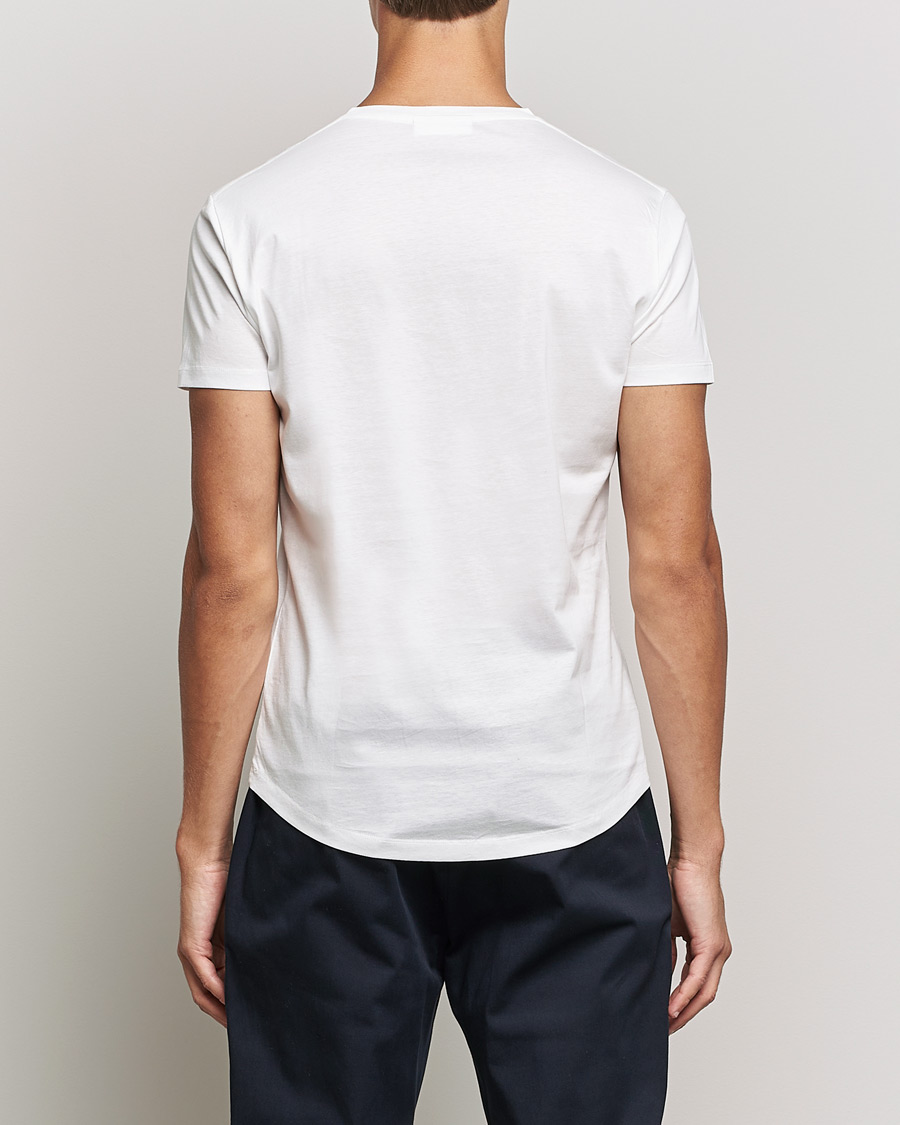 Uomini | T-shirt | Orlebar Brown | OB Crew Neck Mercerised Cotton Tee White