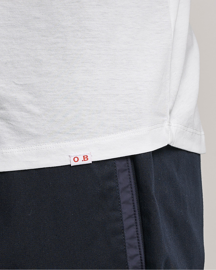 Uomini | T-shirt | Orlebar Brown | OB Crew Neck Mercerised Cotton Tee White