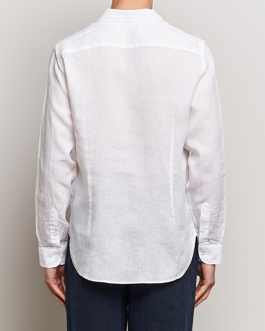 Uomini | Camicie | Orlebar Brown | Giles Linen CLS Shirt White