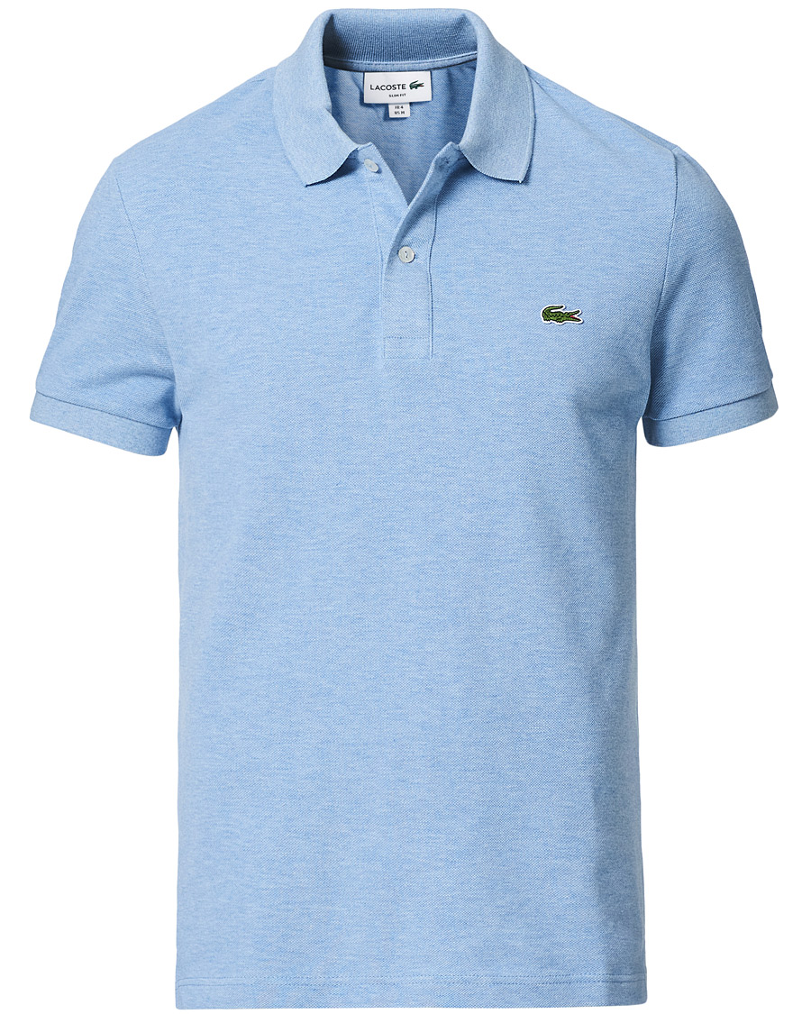 Uomini | Polo | Lacoste | Slim Fit Polo Piké Cloudy Blue