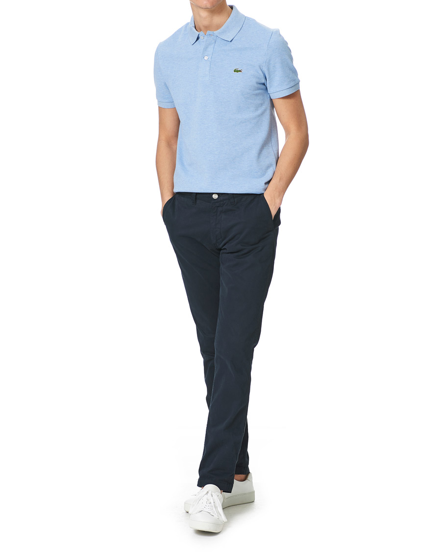 Uomini | Polo | Lacoste | Slim Fit Polo Piké Cloudy Blue
