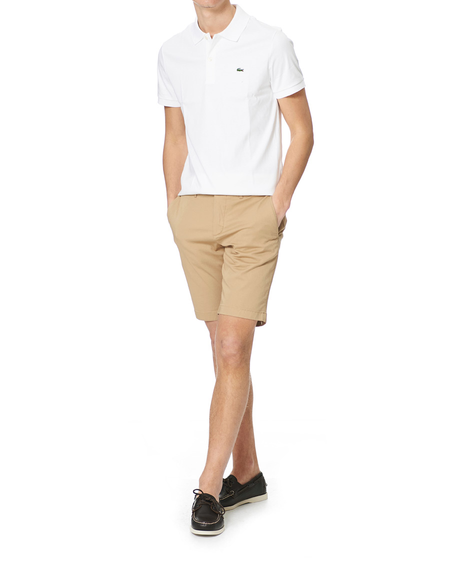 Uomini | Pantaloncini | Lacoste | Slim Fit Stretch Cotton Bermuda Shorts Viennese
