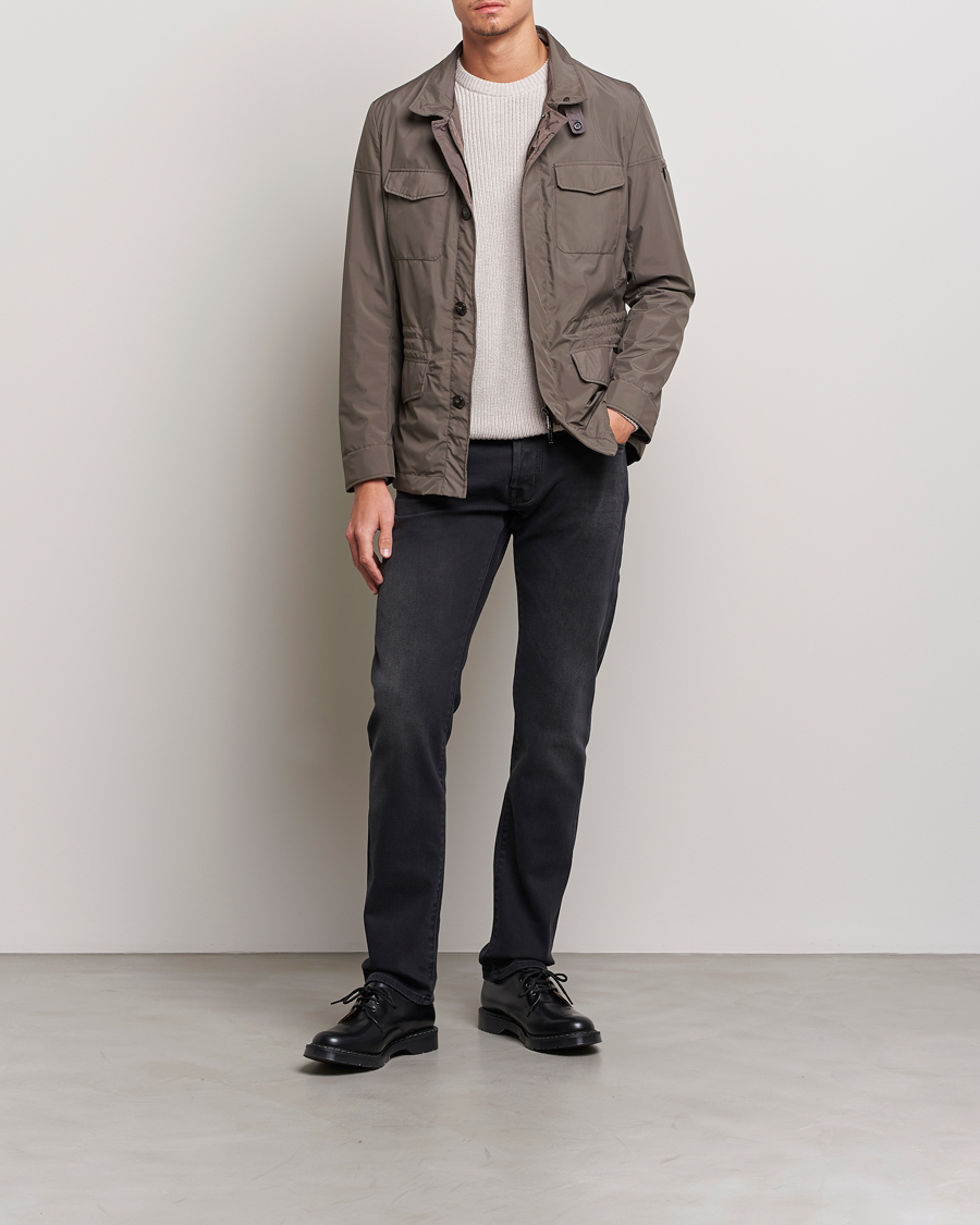 Uomini | Jeans | Jacob Cohën | Nick 622 Slim Fit Stretch Jeans Black Dark Stone