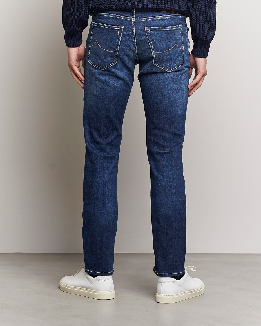 Uomini | Jeans | Jacob Cohën | Bard 688 Slim Fit Stretch Jeans Medium Dark