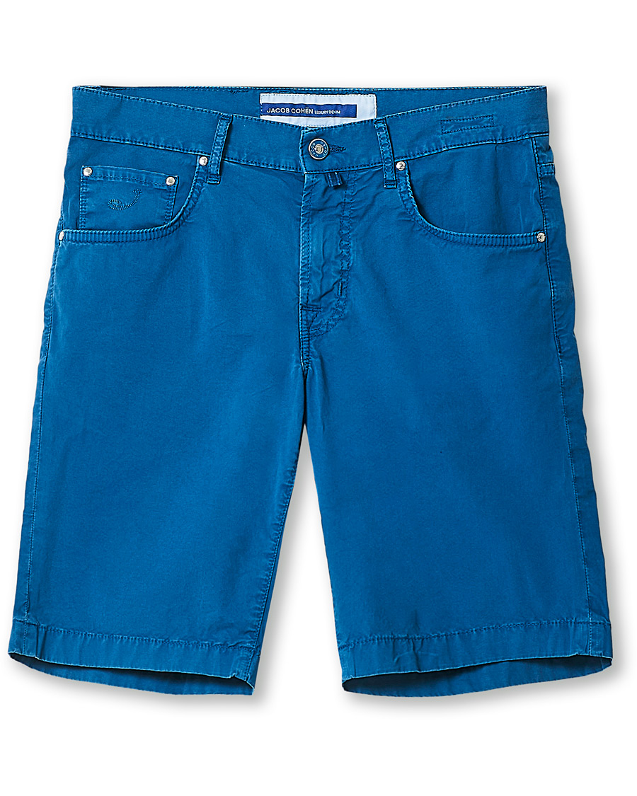 Uomini | Pantaloncini | Jacob Cohën | Nicolas Cotton Shorts Blue