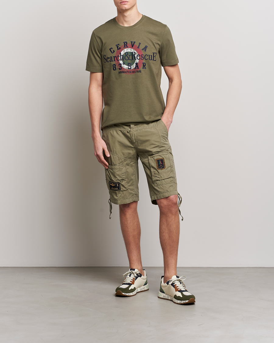 Uomini | Pantaloncini | Aeronautica Militare | Heritage Bermuda Shorts Green