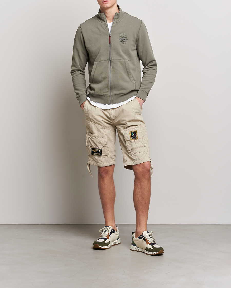 Uomini | Pantaloncini | Aeronautica Militare | 7AMH Heritage Bermuda Shorts Sand