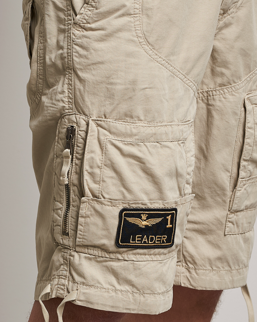 Uomini | Pantaloncini | Aeronautica Militare | 7AMH Heritage Bermuda Shorts Sand