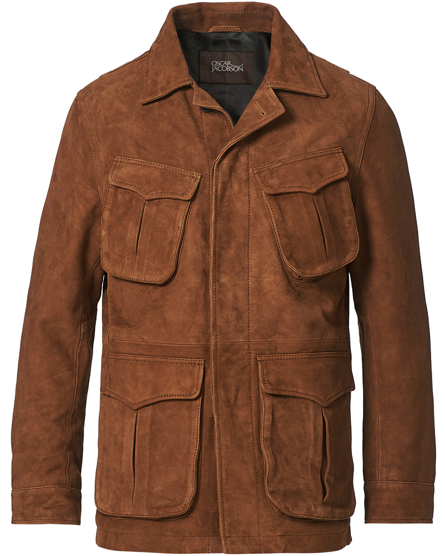 Uomini | Giacche | Oscar Jacobson | Wester Sude Field Jacket Brown