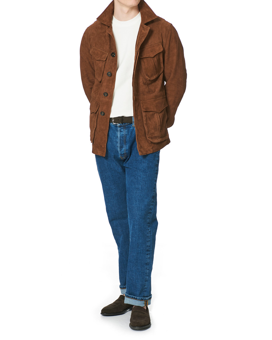 Uomini | Giacche | Oscar Jacobson | Wester Sude Field Jacket Brown